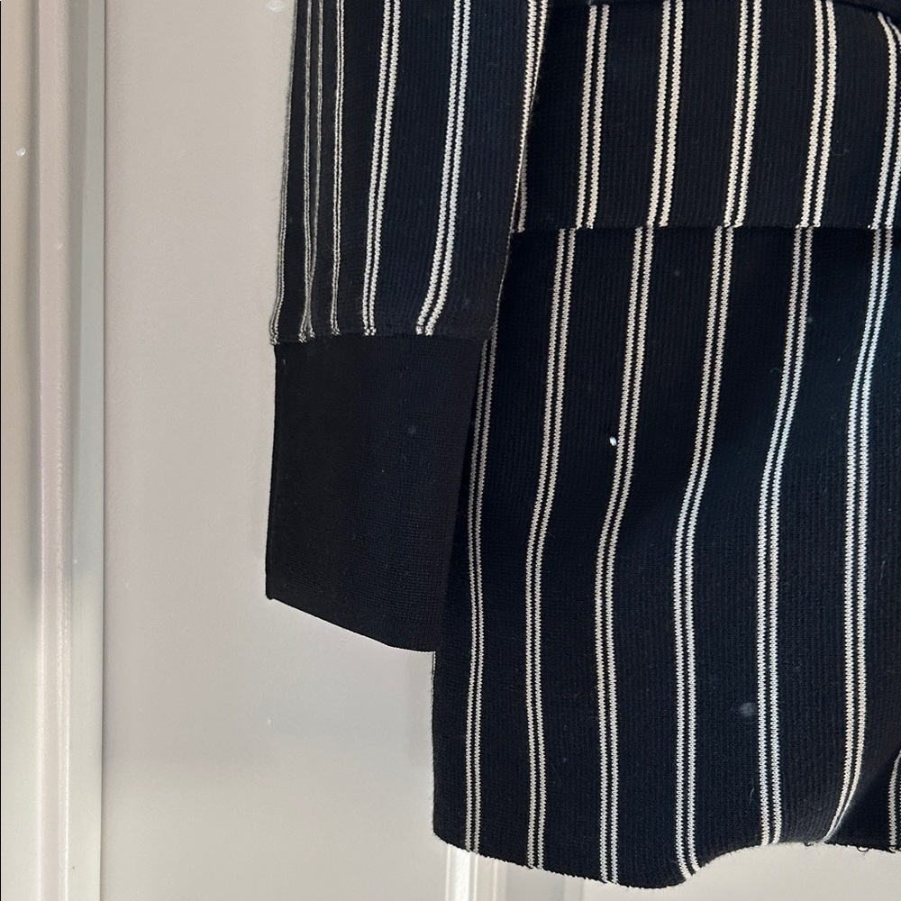rag & bone Black and White Striped Jacket full zip XS - Picture 3 of 7